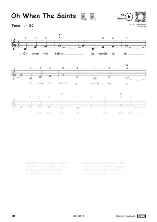Produktbild: Kalimba Songbook