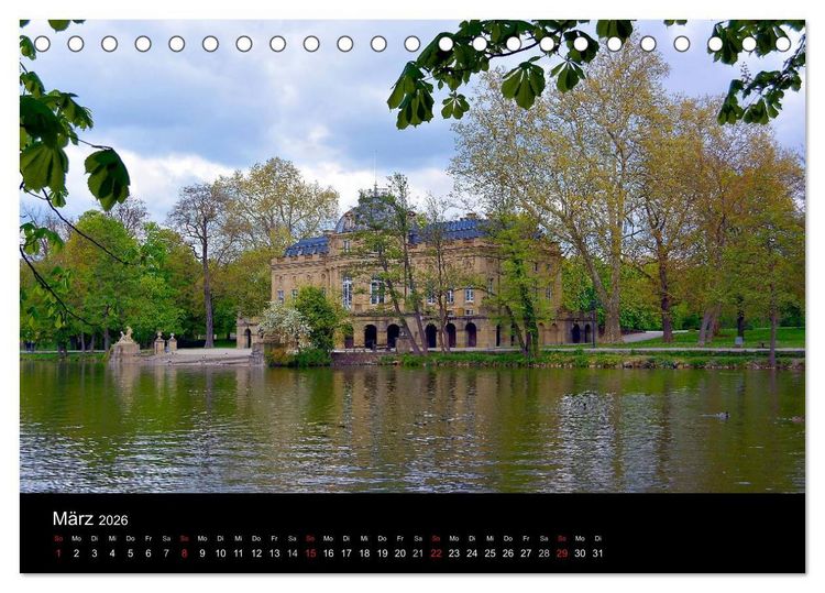 Produktbild: Baden-W&uuml;rttemberg 2026 (Tischkalender 2026 DIN A5 quer), CALVENDO Monatskalender