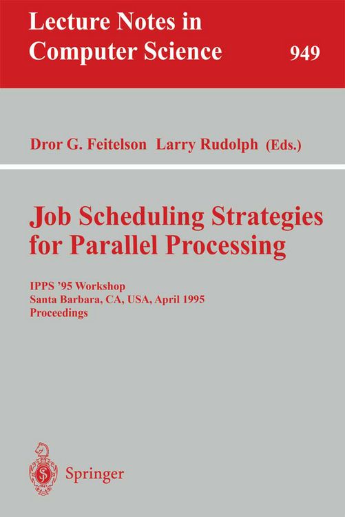 Produktbild: Job Scheduling Strategies for Parallel Processing
