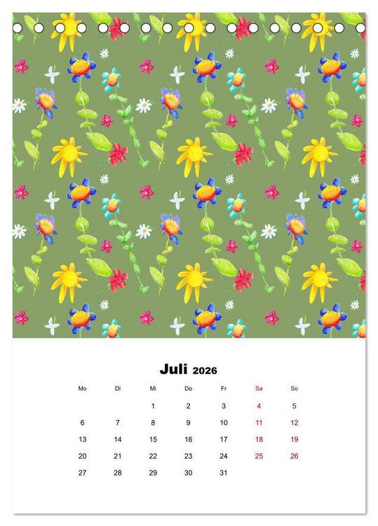 Produktbild: MUSTERMACKE (Tischkalender 2026 DIN A5 hoch), CALVENDO Monatskalender