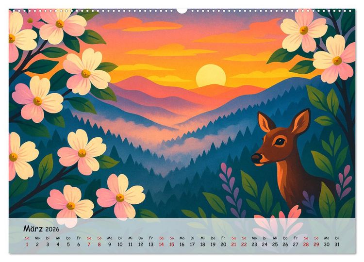 Produktbild: Nordamerika von Alaska bis Texas - Wild, Weit und Wundersch&ouml;n (hochwertiger Premium Wandkalender 2026 DIN A2 quer), Kunstdruck in Hochglanz