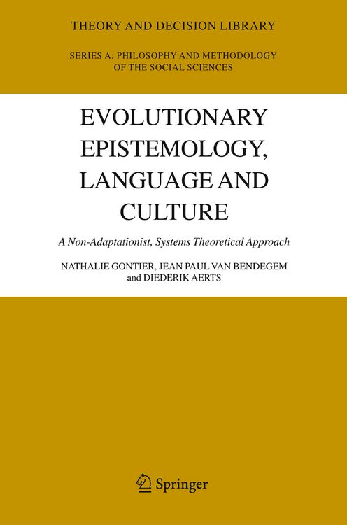 Produktbild: Evolutionary Epistemology, Language and Culture