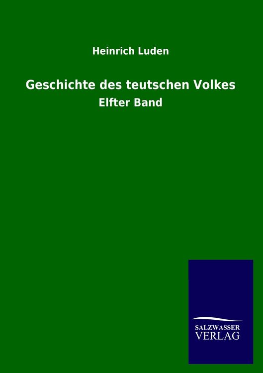 Produktbild: Geschichte des teutschen Volkes