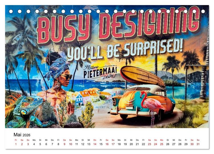 Produktbild: Willemstad - Die bunte Seite von Cura&ccedil;ao (Tischkalender 2026 DIN A5 quer), CALVENDO Monatskalender
