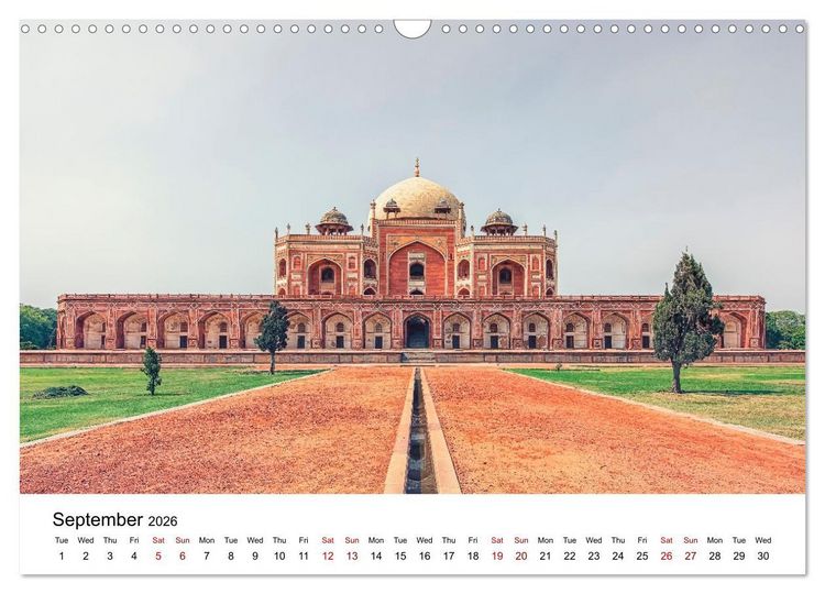 Produktbild: Wonderful India (Wall Calendar 2026 DIN A3 landscape), CALVENDO 12 Month Wall Calendar