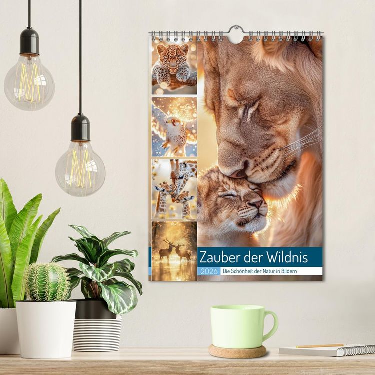 Produktbild: Zauber der Wildnis (Wandkalender 2026 DIN A4 hoch), CALVENDO Monatskalender