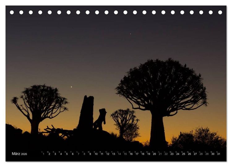 Produktbild: Wildes Namibia (Tischkalender 2026 DIN A5 quer), CALVENDO Monatskalender