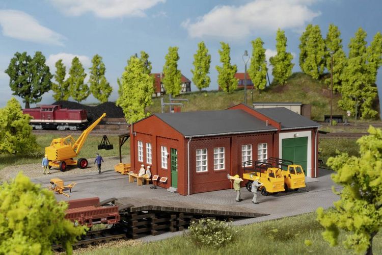 Produktbild: Auhagen 11462 H0 Bahnmeisterei mit Rampe
