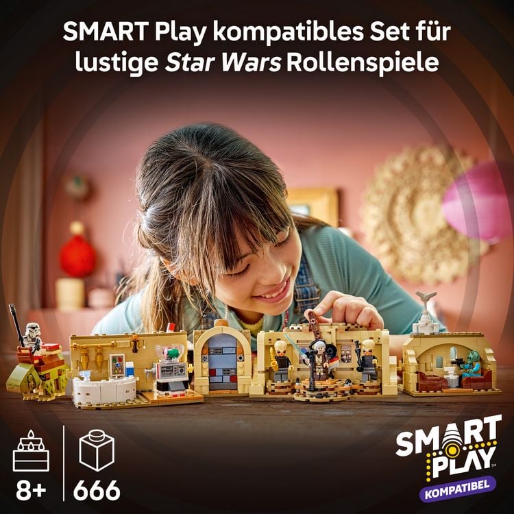 Produktbild: LEGO Star Wars 75425 SMART Play: Mos Eisley Cantina, Spielzeug ab 8
