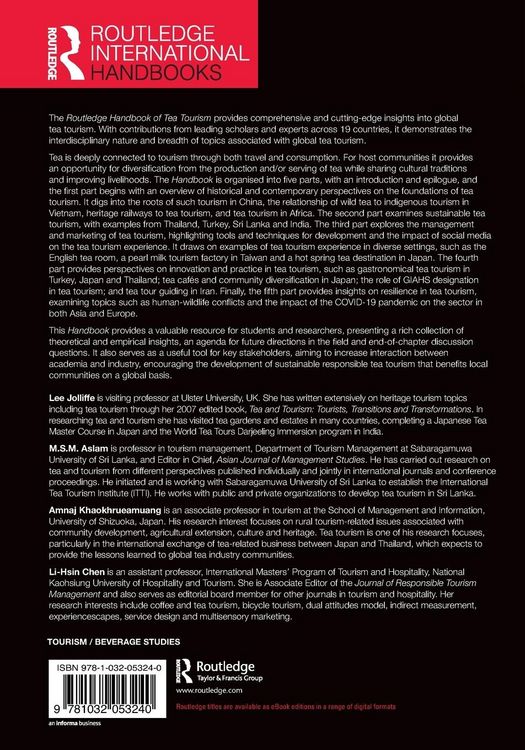 Produktbild: Routledge Handbook of Tea Tourism