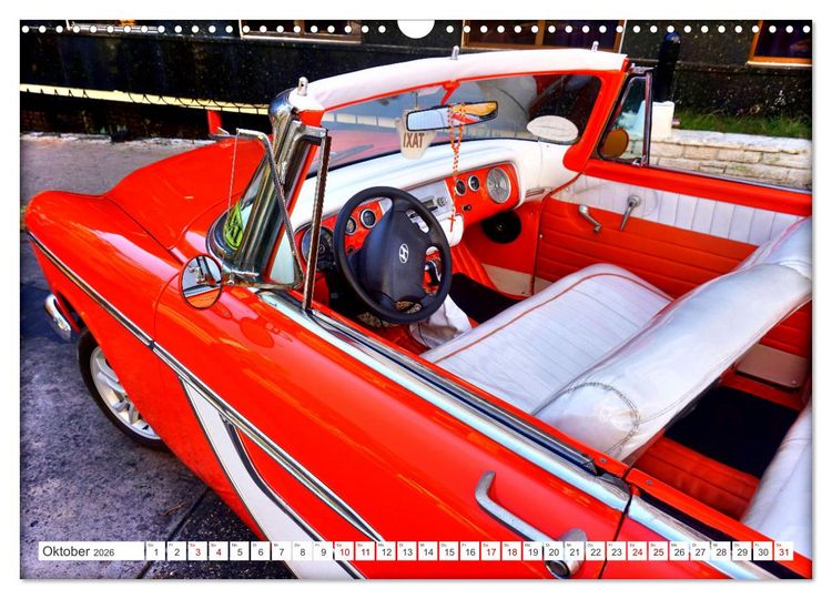 Produktbild: PLYMOUTH '55 (Wandkalender 2026 DIN A3 quer), CALVENDO Monatskalender