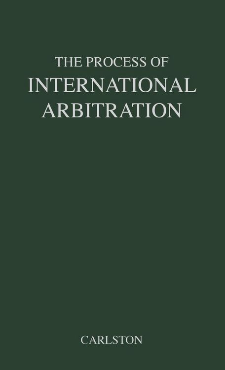 Produktbild: The Process of International Arbitration