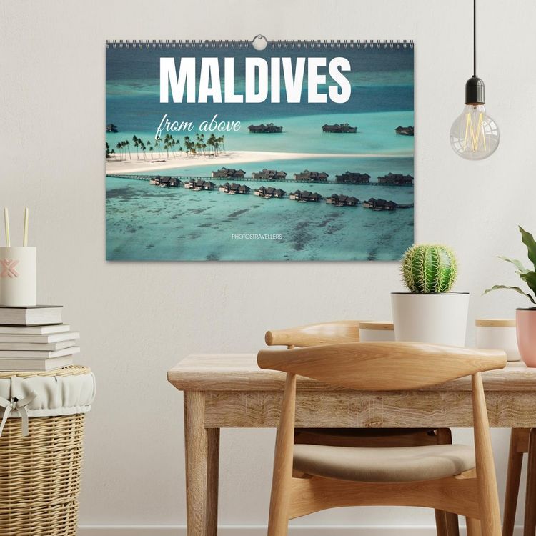 Produktbild: Maldives from above (Wall Calendar 2026 DIN A3 landscape), CALVENDO 12 Month Wall Calendar