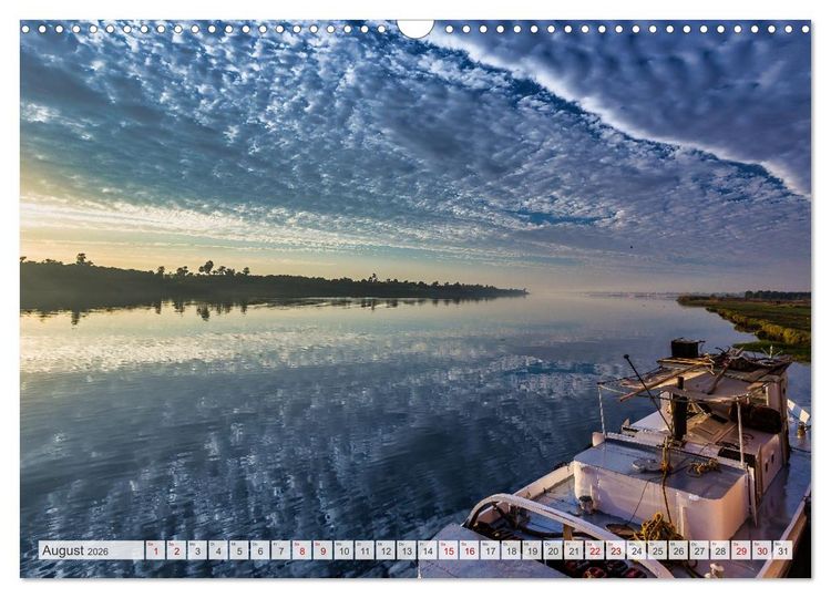 Produktbild: Stilvolles Segeln auf dem Nil mit einer Dahabeya (Wandkalender 2026 DIN A3 quer), CALVENDO Monatskalender