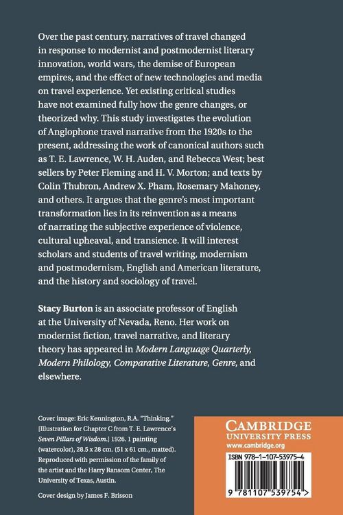 Produktbild: Travel Narrative and the Ends of Modernity