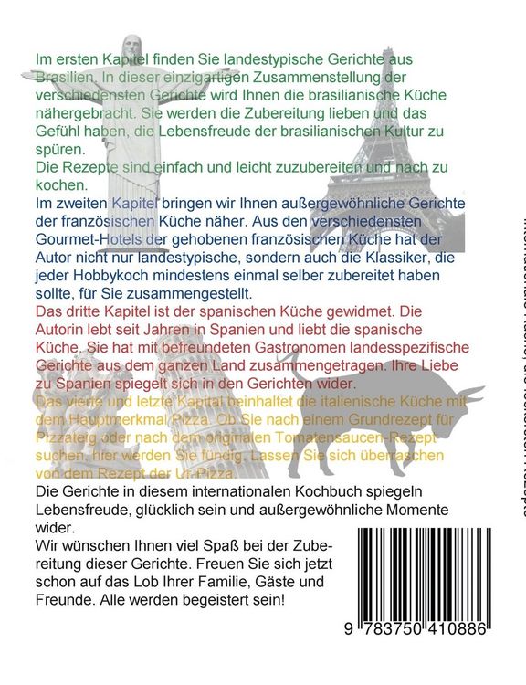 Produktbild: Internationale K&uuml;che, die leckersten Rezepte