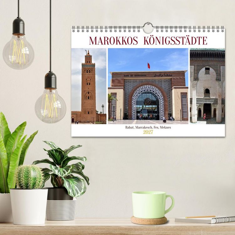 Produktbild: MAROKKOS K&Ouml;NIGSST&Auml;DTE (Wandkalender 2027 DIN A4 quer), CALVENDO Monatskalender
