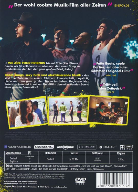Produktbild: We Are Your Friends