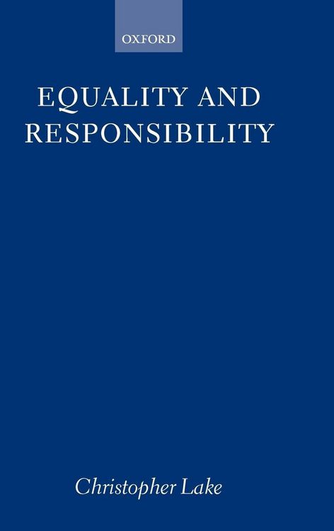 Produktbild: Equality and Responsibility