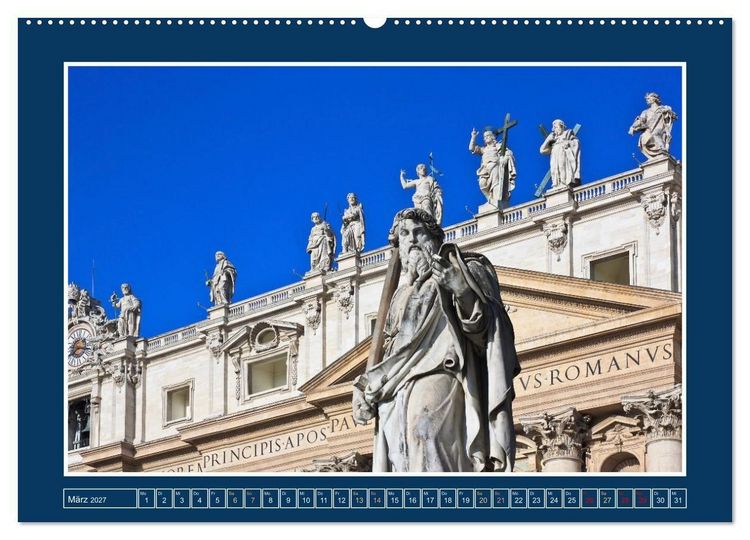 Produktbild: Rom - Monumente f&uuml;r die Ewigkeit (Wandkalender 2027 DIN A2 quer), CALVENDO Monatskalender