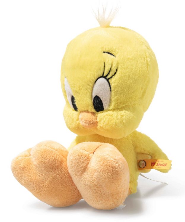 Produktbild: Steiff 024184 - Tweety, gelb, Pl&uuml;sch, 20 cm, Looney Tunes