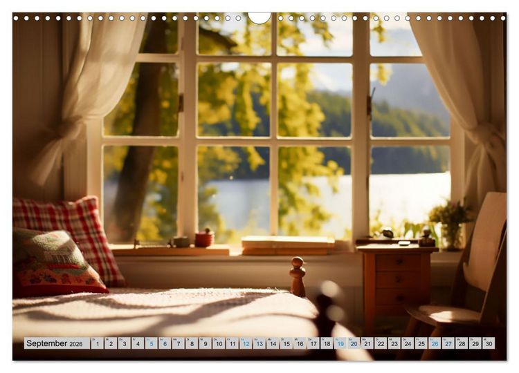 Produktbild: Gem&uuml;tliche Miniwelten (Wandkalender 2026 DIN A3 quer), CALVENDO Monatskalender