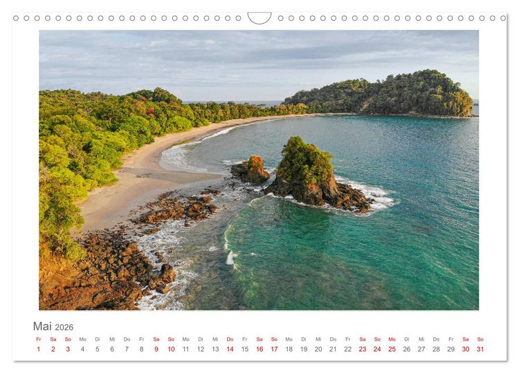 Produktbild: Costa Rica - unterwegs mit Julia Hahn (Wandkalender 2026 DIN A3 quer), CALVENDO Monatskalender