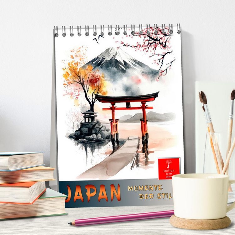 Produktbild: Japan - Momente der Stille (Tischkalender 2026 DIN A5 hoch), CALVENDO Monatskalender