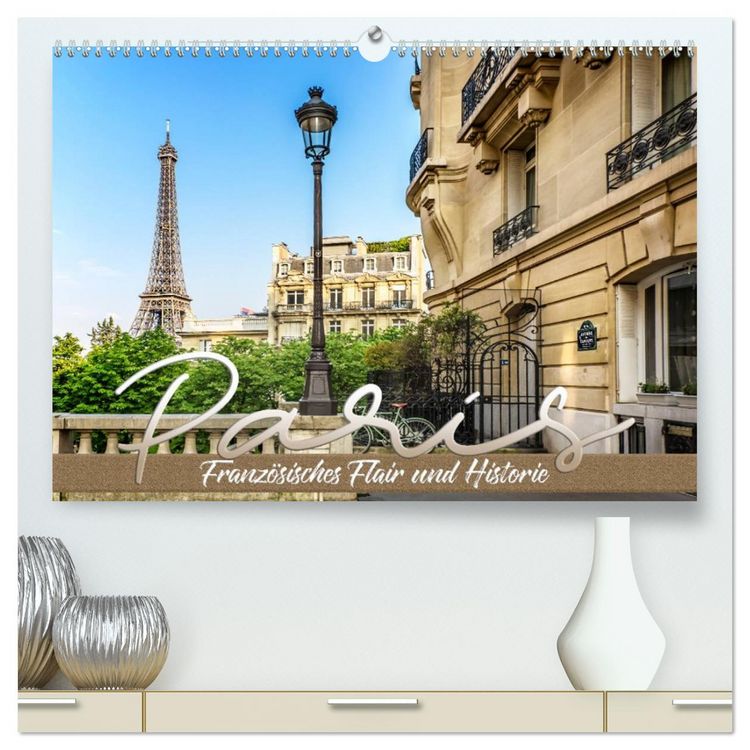 Produktbild: PARIS Franz&ouml;sisches Flair und Historie (hochwertiger Premium Wandkalender 2026 DIN A2 quer), Kunstdruck in Hochglanz