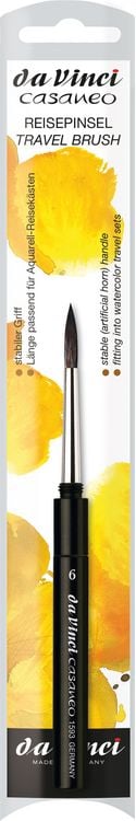 Produktbild: da Vinci Pinsel CASANEO Reisepinsel, Serie 1593TP Gr. 6, rund