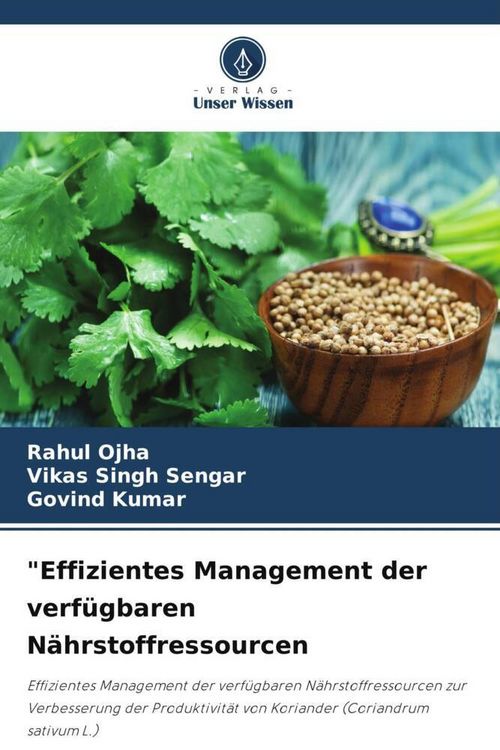 Produktbild: "Effizientes Management der verf&uuml;gbaren N&auml;hrstoffressourcen