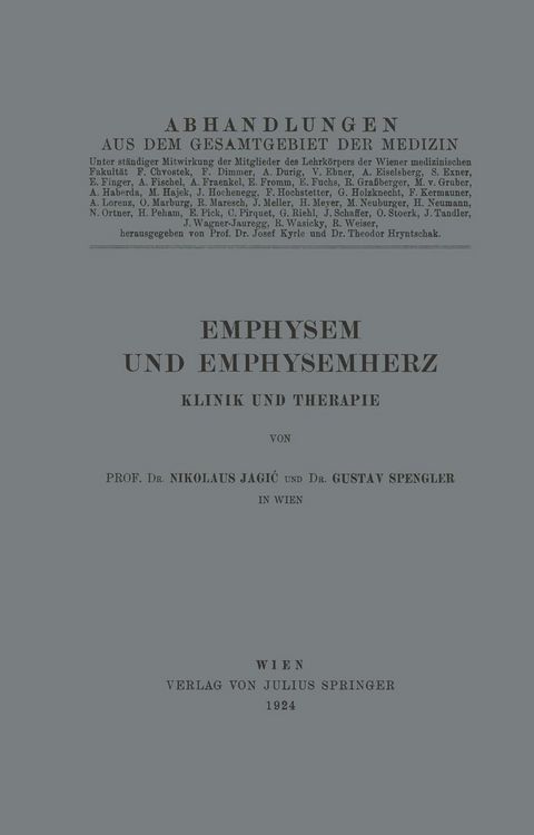 Produktbild: Emphysem und Emphysemherz