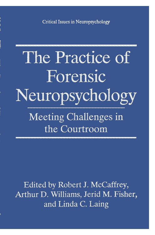 Produktbild: The Practice of Forensic Neuropsychology