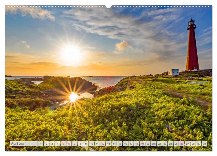 Produktbild: Vom Nordkap zum S&uuml;dkap (hochwertiger Premium Wandkalender 2026 DIN A2 quer), Kunstdruck in Hochglanz
