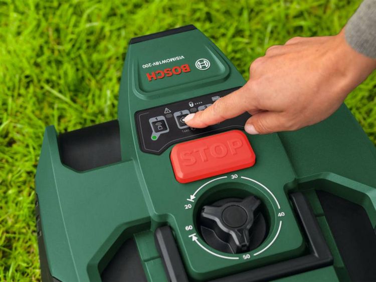 Produktbild: Bosch Home and Garden 06008E1100 VISIMOW18V-200 M&auml;hroboter