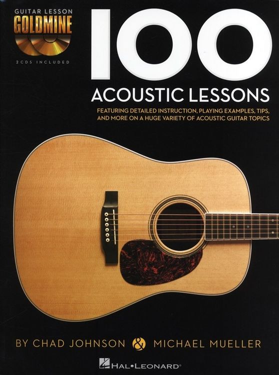 Produktbild: 100 Acoustic Lessons Book/Online Audio
