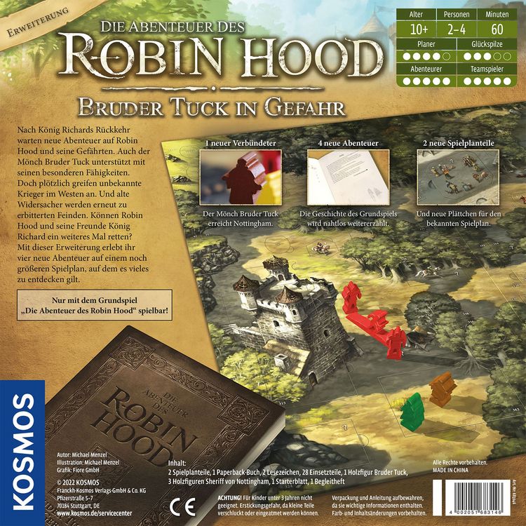 Produktbild: Die Abenteuer des Robin Hood - Bruder Tuck in Gefahr (Erweiterung)