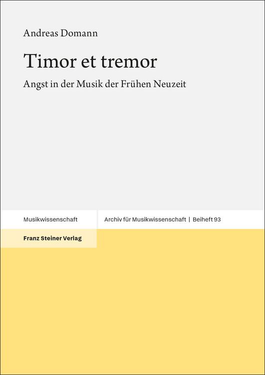 Produktbild: Timor et tremor