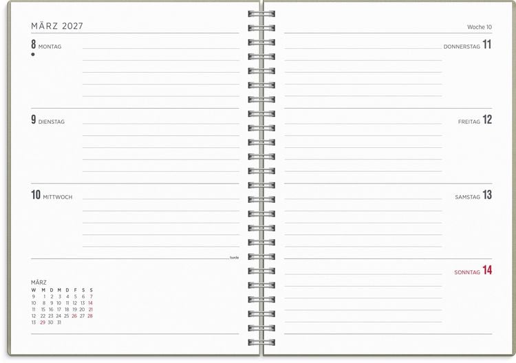Produktbild: Kalender 26/27 Senator A5 Story Blatt