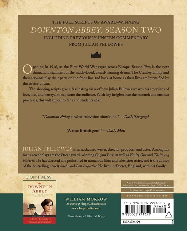 Produktbild: Downton Abbey Script Book Season 2