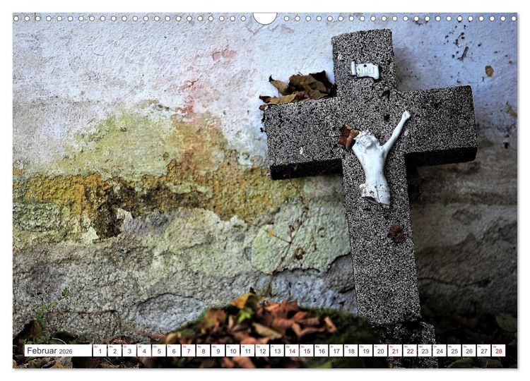Produktbild: Alte Grabdenkm&auml;ler (Wandkalender 2026 DIN A3 quer), CALVENDO Monatskalender