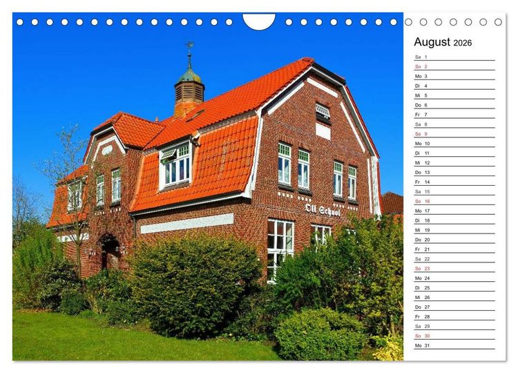Produktbild: Neuharlingersiel - Ostfrieslands sch&ouml;nstes Hafenst&auml;dtchen (Wandkalender 2026 DIN A4 quer), CALVENDO Monatskalender