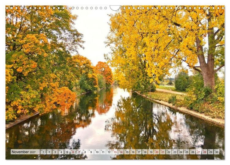 Produktbild: Lech und Wertach - Flusslandschaften im Alpenvorland (Wandkalender 2027 DIN A3 quer), CALVENDO Monatskalender