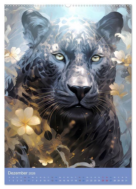 Produktbild: Wundervoll zarte Tierportraits (hochwertiger Premium Wandkalender 2026 DIN A2 hoch), Kunstdruck in Hochglanz