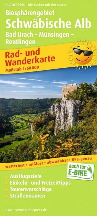 Produktbild: Biosph&auml;rengebiet Schw&auml;bische Alb, Bad Urach - M&uuml;nsingen - Re