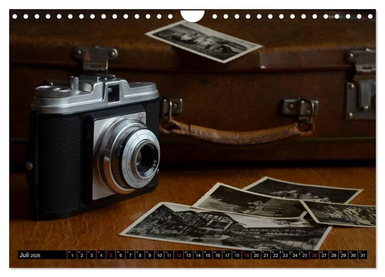 Produktbild: Historische Fotoapparate (Wandkalender 2026 DIN A4 quer), CALVENDO Monatskalender