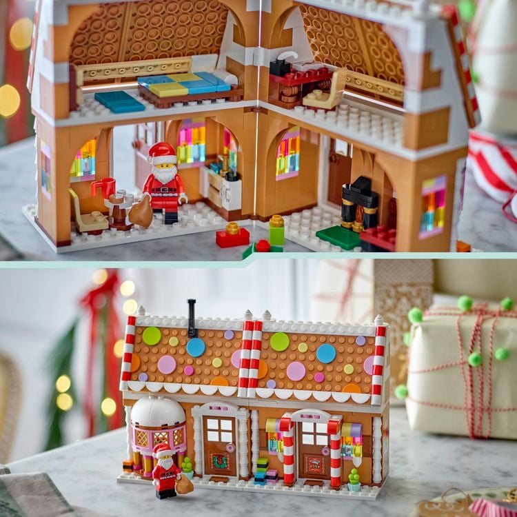 Produktbild: LEGO Weihnachtliches Lebkuchenhaus Modellbau Kinderspielzeug 40809