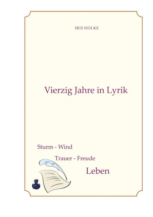 Produktbild: Vierzig Jahre in Lyrik