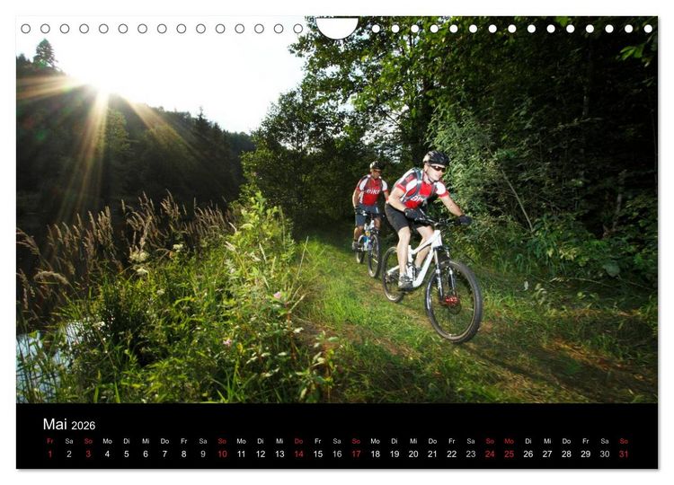 Produktbild: Mountainbike Abenteuer Deutschland (Wandkalender 2026 DIN A4 quer), CALVENDO Monatskalender