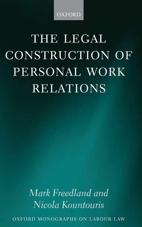 Produktbild: Legal Construct Pers Work Relat Oll C